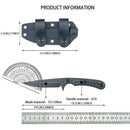 Camping Angeln Universal Feststehendes Messer mit Scheide Tragbare Outdoor Kletterwerkzeuge Leichte Abenteuer Überlebensmesser