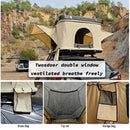 Camping ABS 2-4 Person Outdoor Hiking Rooftop Tent Roof Top Car Tent Triangle Hard Shell Top Roof Tent