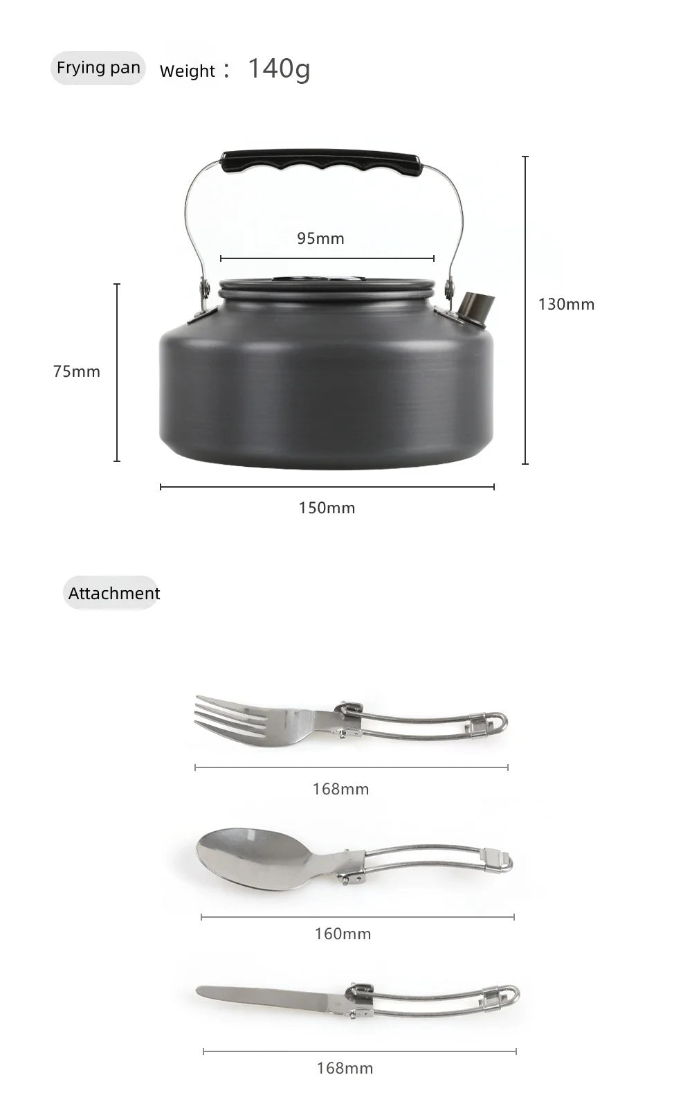 Aluminum Camping Cookware Set – Outdoor Cooking Gear