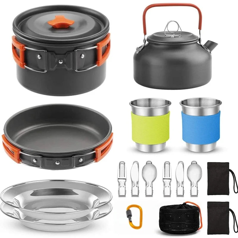 Aluminum Camping Cookware Set – Outdoor Cooking Gear
