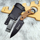 CUT Camping Wandern Angeln Unverzichtbares Outdoor-Abenteuer Tragbares gerades Messer Langlebiger ergonomischer Griff Dschungel-Überlebensmesser