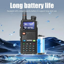BAOFENG 5RM 10W Ham Radio Long Range UV5RM Handheld Two Way Radio NOAA Weather Receiver Rechargeable FM Radio Professional USB-C
