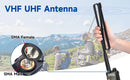 79cm Dual Band VHF UHF 136-520MHz 31inch Foldable CS Tactical SMA Female Ham Radio Antenna for Kenwood Baofeng TYT Wouxun HYT