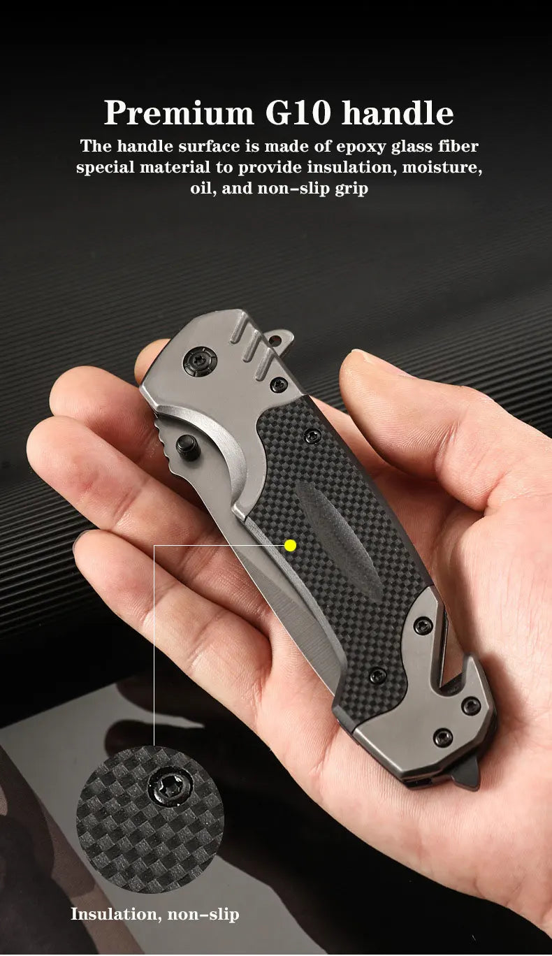Camping Taschenmesser Outdoor Multifunktions-Klappmesser Taktisches Verteidigungsmesser Outdoor Überlebens-Camping Scharfe Messer