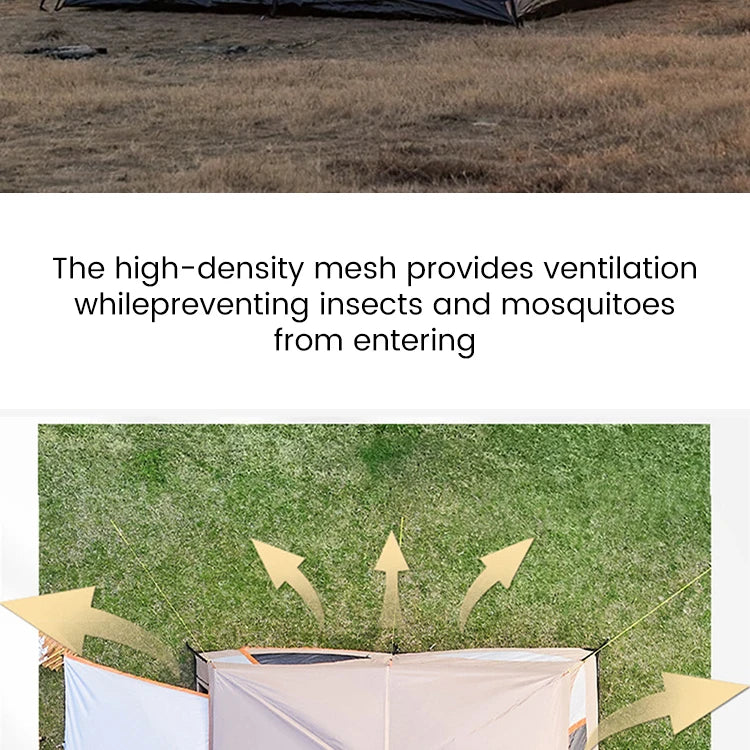 Sonuto Large Family Cabin Tent | Three-Season Camping