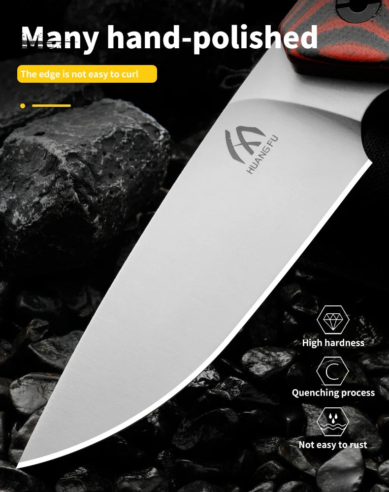 High quality fixed blades, outdoor knives, preferred for camping and hiking, durable and portable, a gift for men