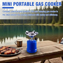 Outdoor Gas Cooker With Adjustable Flame Ideal For Camping Cooking Euro Gas Tank Coffee Stove