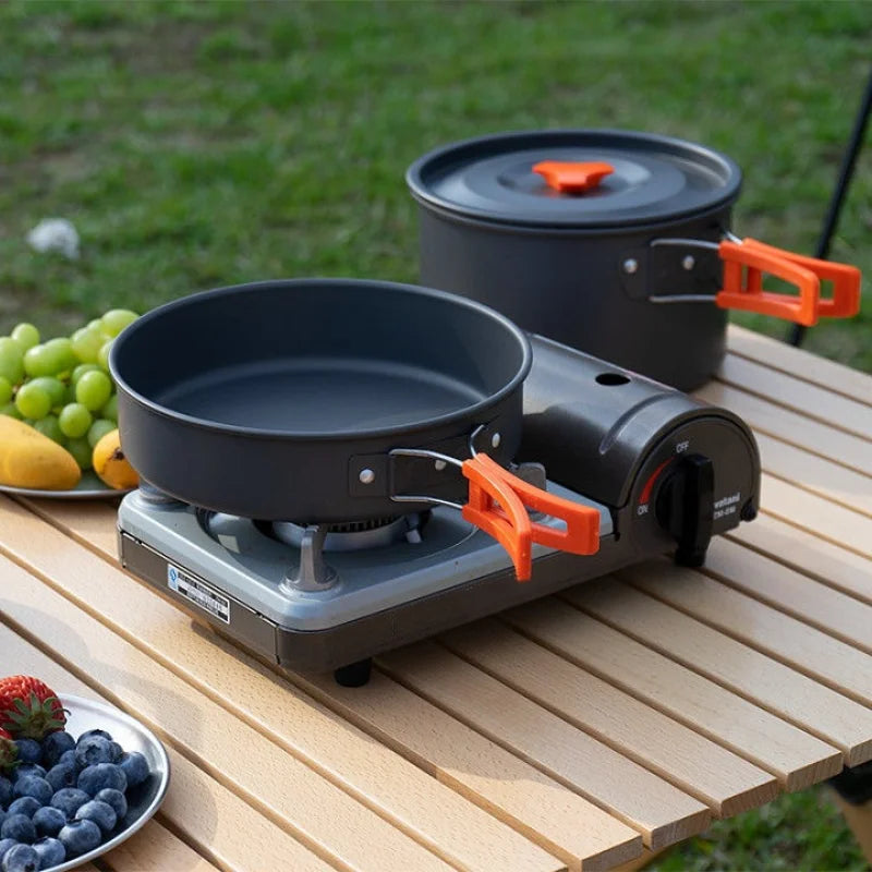 Aluminum Camping Cookware Set – Outdoor Cooking Gear