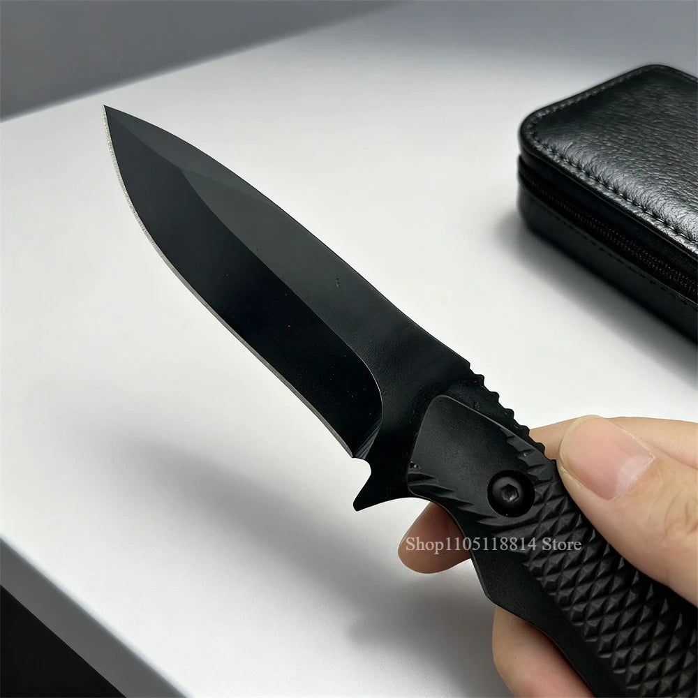 Outdoor Rock Climbing Camping Straight Knife Hunting Fishing Portable Seal Outdoor Leisure Mountain Climbing Hand Knives
