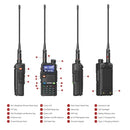 BAOFENG 5RM 10W Ham Radio Long Range UV5RM Handheld Two Way Radio NOAA Weather Receiver Rechargeable FM Radio Professional USB-C