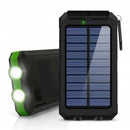 New Solar Power Bank 100000mAh Portable Charging Poverbank External Battery Charger Strong Light LDE Light for All Smartphones