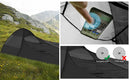 Lightweight Camping Tent Portable Lightweight Pop-up Tent with Phone Holder Breathable Net for Outdoor Camping Hiking Single