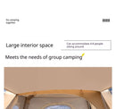 Inflatable Camping Tent  2-3 Person Family Tent Waterproof Sunshade Rainproof Portable Foldable for Park Beach Travel Equipment