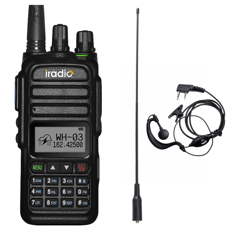 Full Band 136-520Mhz Handheld Ham Radio With AM/FCC/NOAA Functions For baofeng uv 5r quansheng dmr walkie  talkie