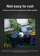 Outdoor Camping Cooker Pot Set Camping Meal Cooking Hot Pot Portable Equipment Kettle Single Pot