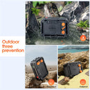 5000mAh Emergency Solar Power Bank Radio USB Charging Hand Crank Radio FM AM WB NOAA Weather Radio with LED Flashlight Powerbank