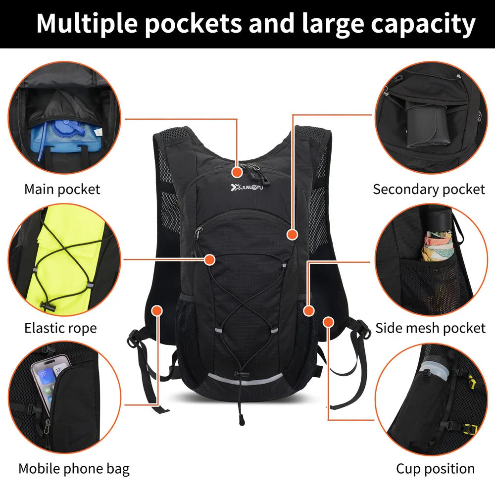 18L Lightweight Nylon Hiking & Cycling Backpack