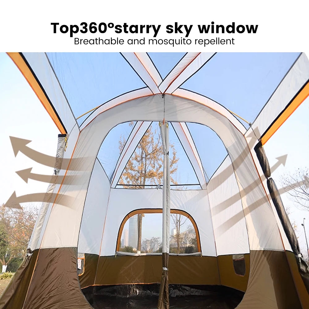Sonuto Large Family Cabin Tent | Three-Season Camping