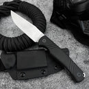 1089 Camping Hiking Jungle Adventure Knives Outdoor Multi-Purpose Fixed Blade Knife with Kydex Sheath G10 Handle EDC Pocket Tool