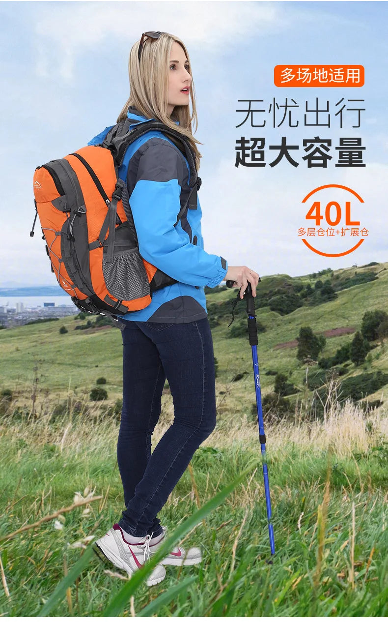 Robuster 40-Liter Trekkingrucksack – Ideal für Bergsteigen, Wandern und Camping – Herren-Taktikrucksack