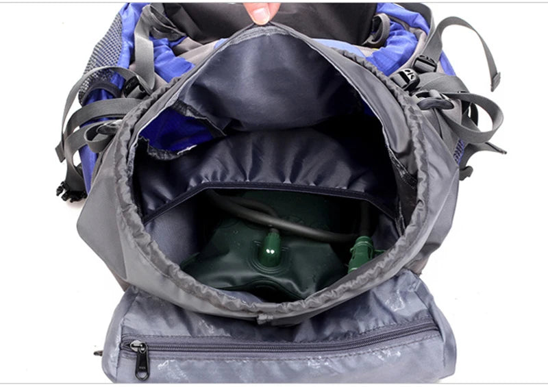 50L Nylon Hiking & Camping Backpack