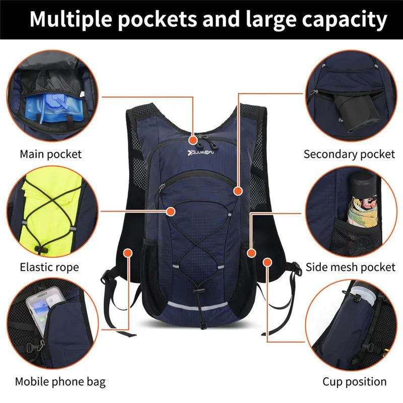 18L Lightweight Nylon Hiking & Cycling Backpack
