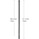 79cm Dual Band VHF UHF 136-520MHz 31inch Foldable CS Tactical SMA Female Ham Radio Antenna for Kenwood Baofeng TYT Wouxun HYT