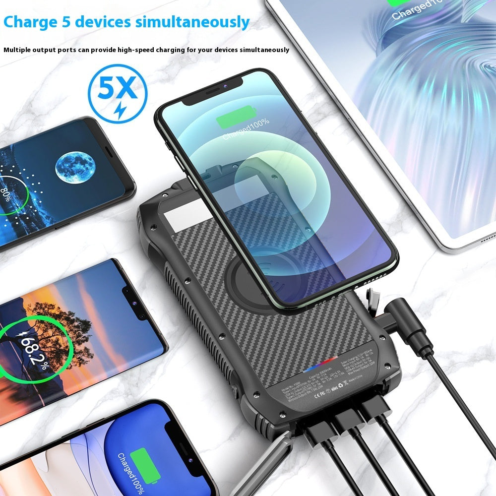 Portable Power Source Outdoor Waterproof Emergency LED