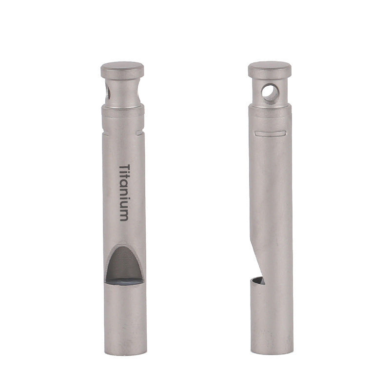 Outdoor Camping Pure Titanium Survival Whistle Lightweight And Portable